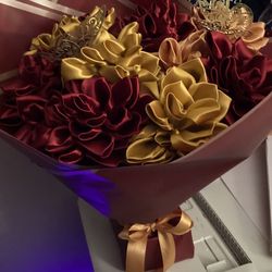 Ribbon Roses bouquets