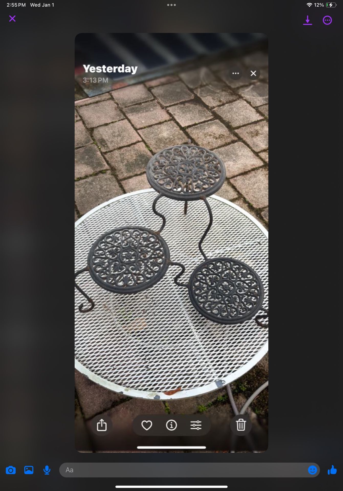 Metal Planter/Flower Pot Stand