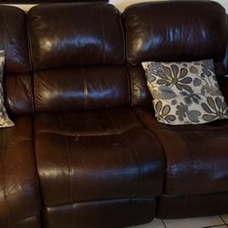 Leather Sofas 2pc