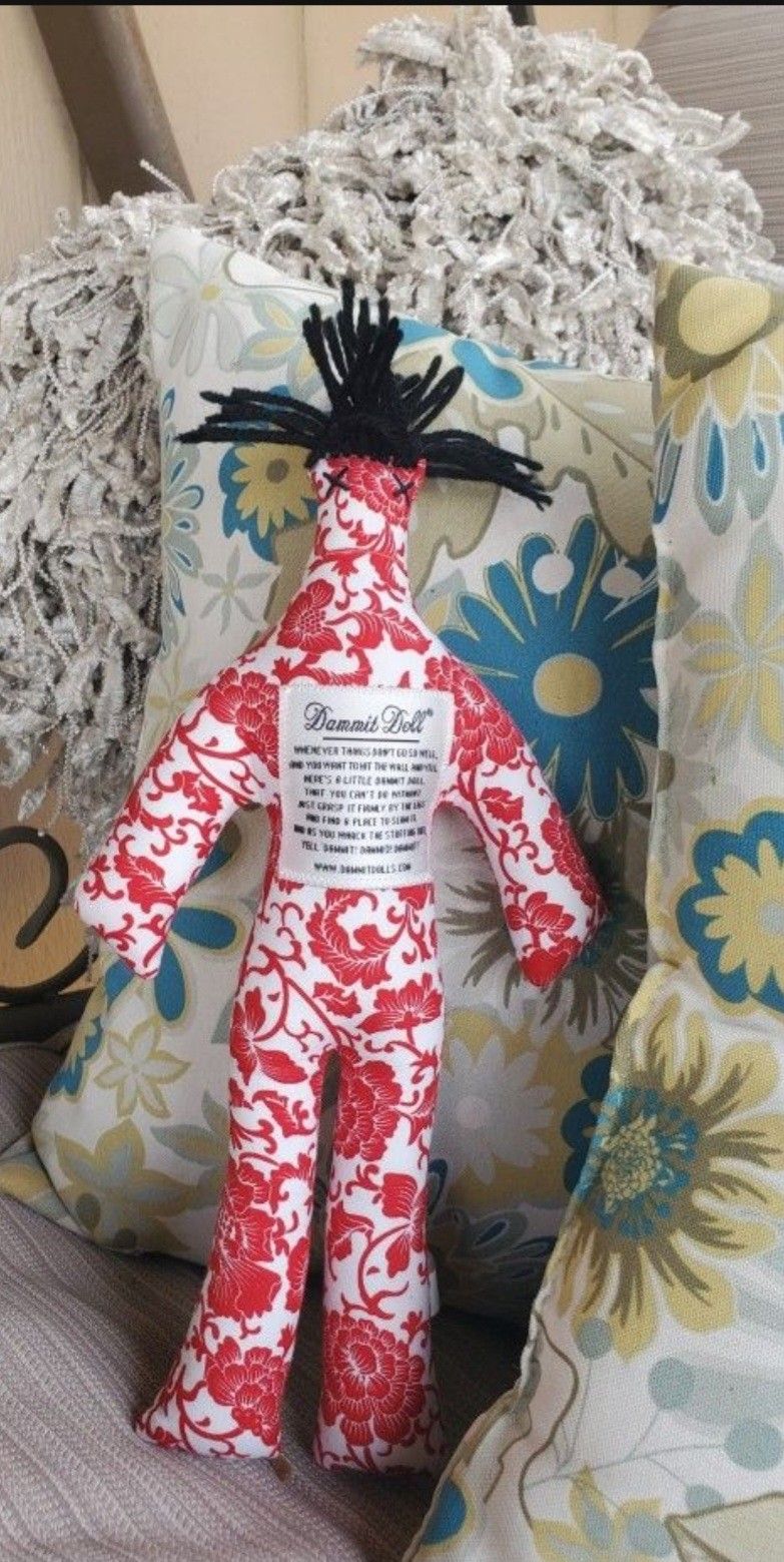 Original Dammit Doll 12" Classic Floral Stuffed Plush