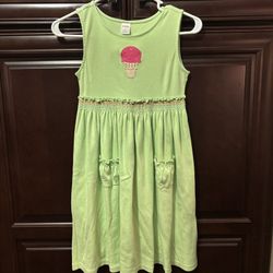 Adorable Girls Size 10 Ice Cream Summer Dress NEW But washed