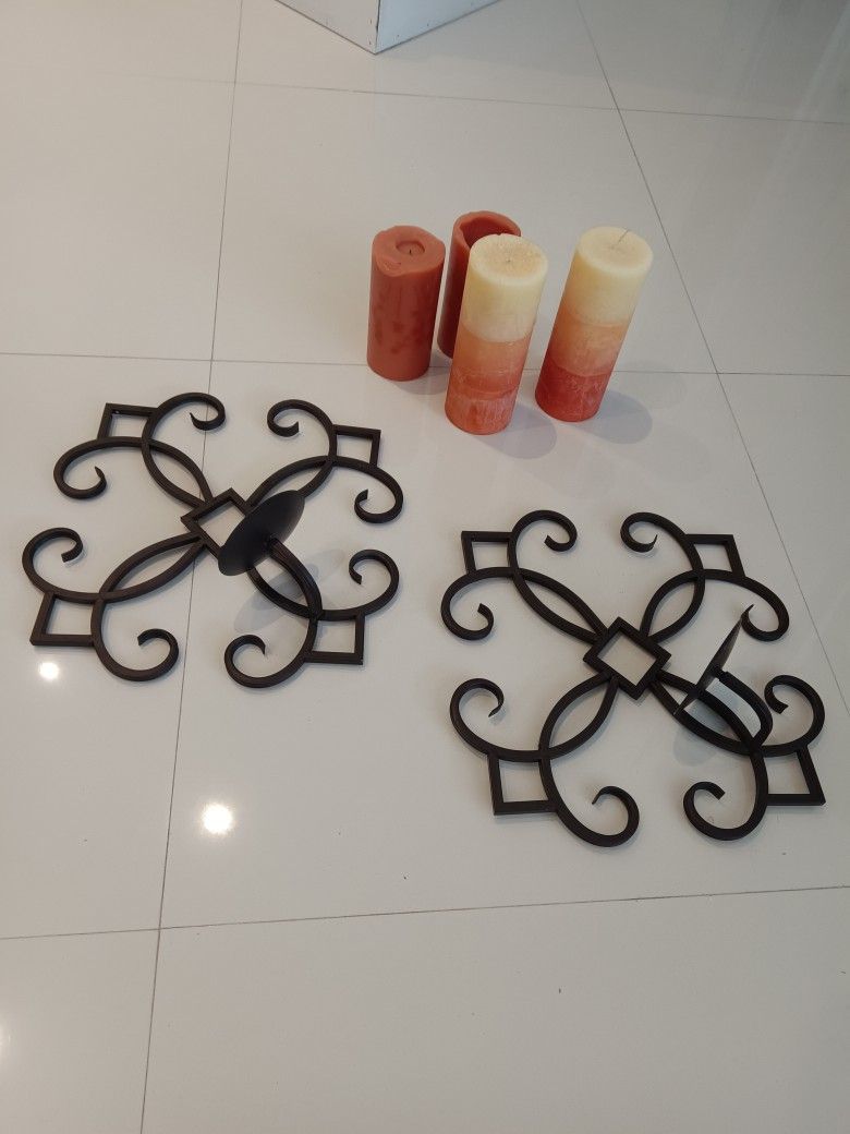 Two Candles Holders For $25