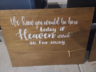 Wood Wedding signs