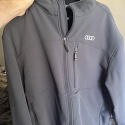 AUDI official brand clothing swag!  Large polos and Large zip up jacket! Perfect condition