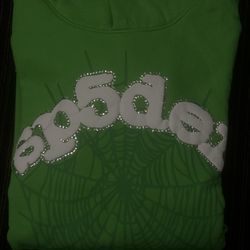 Sp5der “green” Hoodie