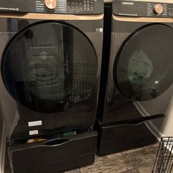 Samsung Washer And Dryer With Two Pedestals 