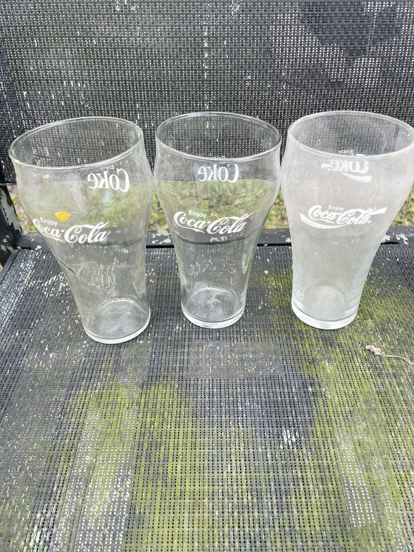 Vintage Coca-Cola Glasses (3)