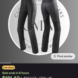 Brand New Women’s Leather Biker Pants Size 2X