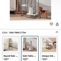 Accent Tables Living Room Side Table Bedroom End Table Wood Side Table for Office Accent Side Table