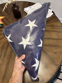 AMERICAN FLAG WITH BAG 