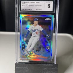 2024 Topps Chrome Update '89 Topps #89CU-5 Yoshinobu Yamamoto Los Angeles Dodgers Baseball