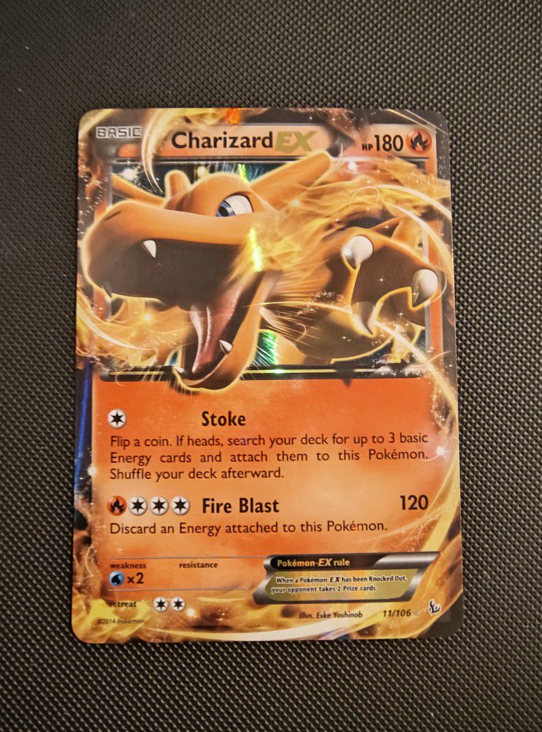 Pokemon Charizard Ex FlashFire LP 11/106