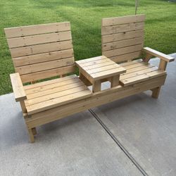 Customizable Double Chair Bench