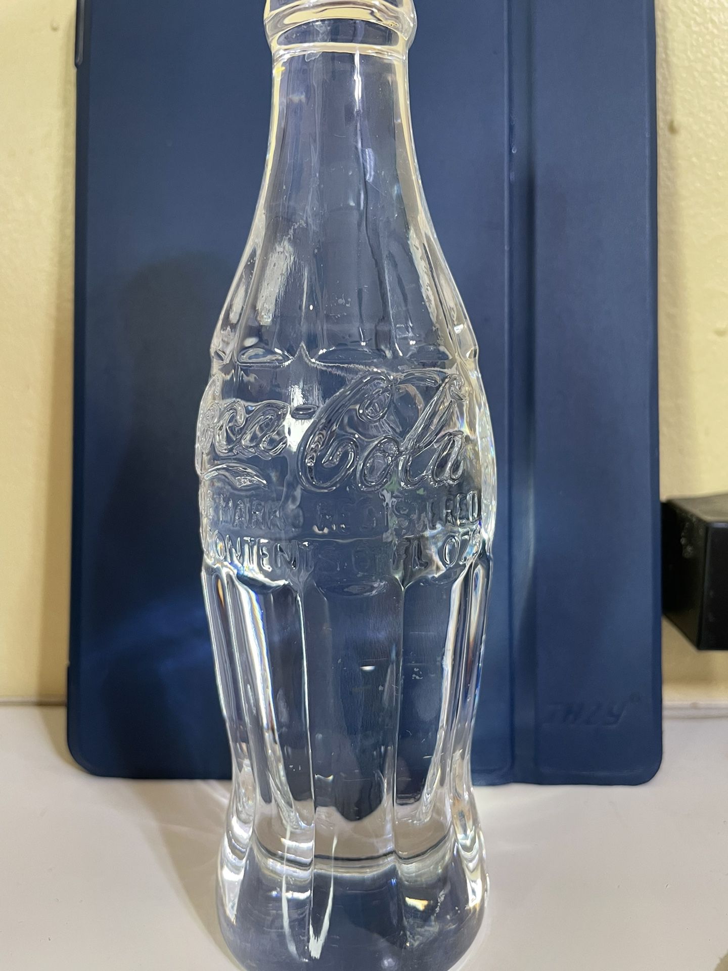 CocaCola Glass Paperweight 