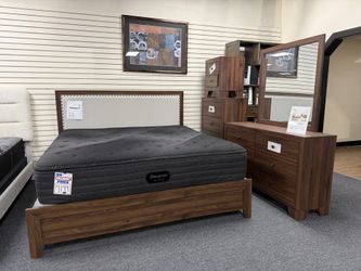 Queen Size Bedroomset Including All Pcs Except Mattress. King $50 More. Delivery & Set Up Available 