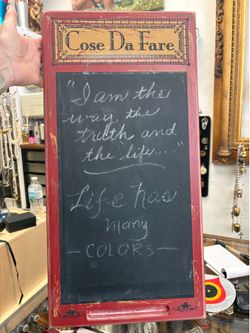 23x11.5 Wood Chalkboard Menu Chores Board Sign