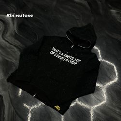 Cough Syrup Rhinestone Zip-up