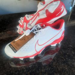 Nike Alpha Huarache Keystone Low Rubber Baseball Cleats WHITE | SCARLET SZ 10.5
New without box