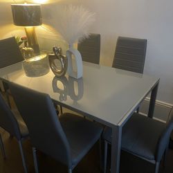 small dining set with 6 chairs