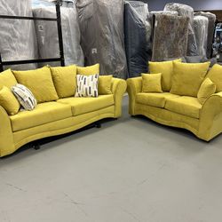 New Sofa And Loveseat