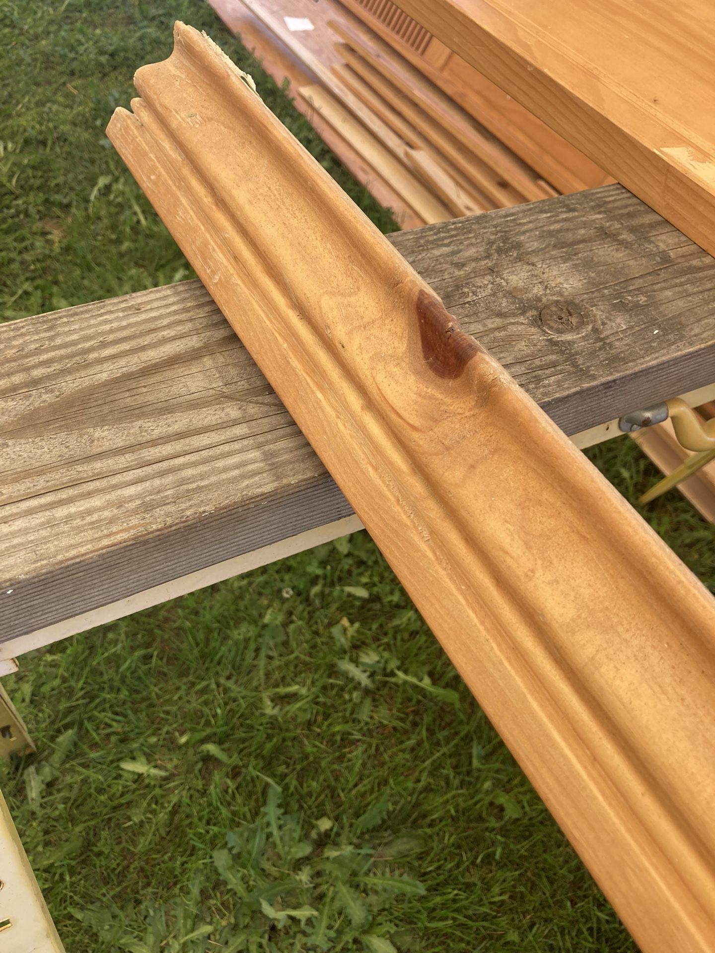 2 1/4” Knotty Pine Baseboards-Used.