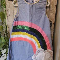Mini Boden sequin rainbow toddler girl dress
Size 3/4Y

