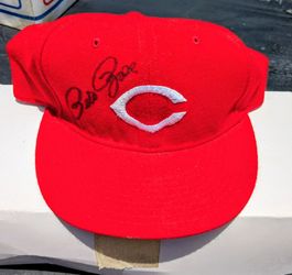 Pete Rose autograph hat