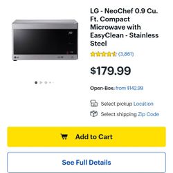 Nice LG Digital Microwave.   Like New. Paid 170. Selling For 60