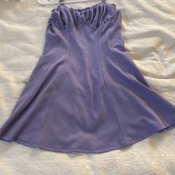 Large Purple Spring Summer Dress 