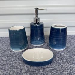 4 Pc Bathroom Set - Model Home Decor 