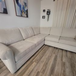 Beige Sectional 