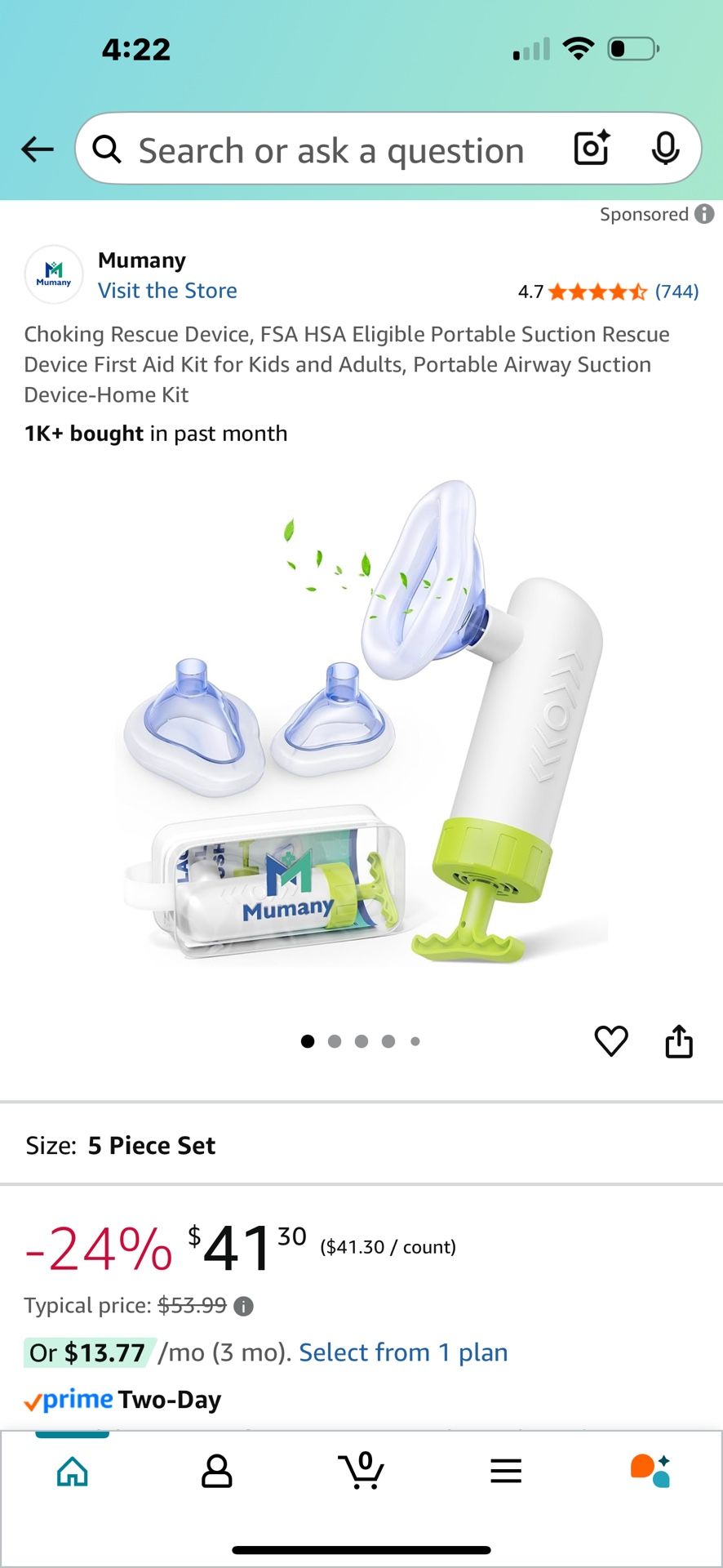 Choking Rescue Device.