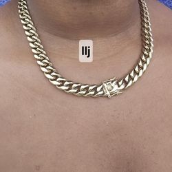 I Deliver I Ship 14k Gold Plated Chain
