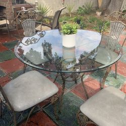 Antique Table And Chairs