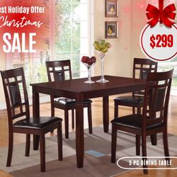 5 Pc Dining Table 