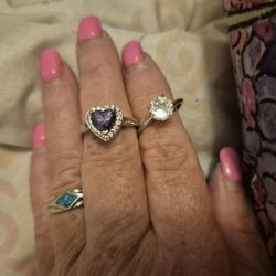 Sterling Silver Gemstone Rings