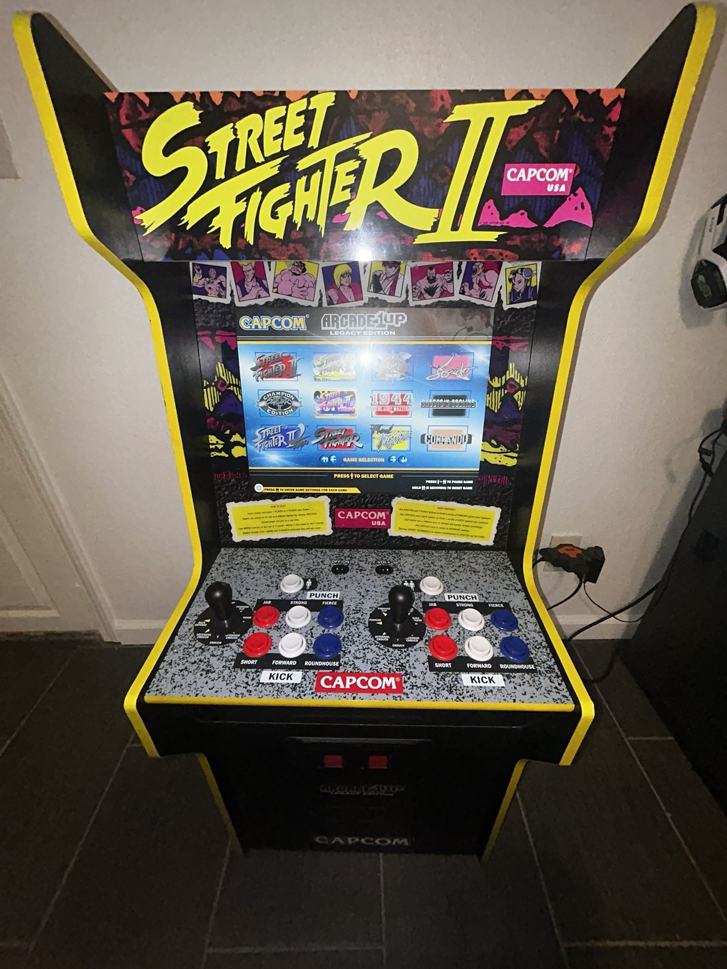 Arcade1up Street Fighter (arcade Machine)