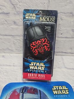 Stars Wars Episode 1 DARTH MUAL Dual Integrated Pc Mouse And Mouse Mat