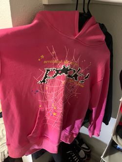 SP5ER pink hoodie