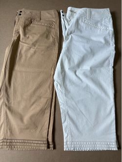 Coldwater creek,  Size 12P new women  Capri only $5.00 each
