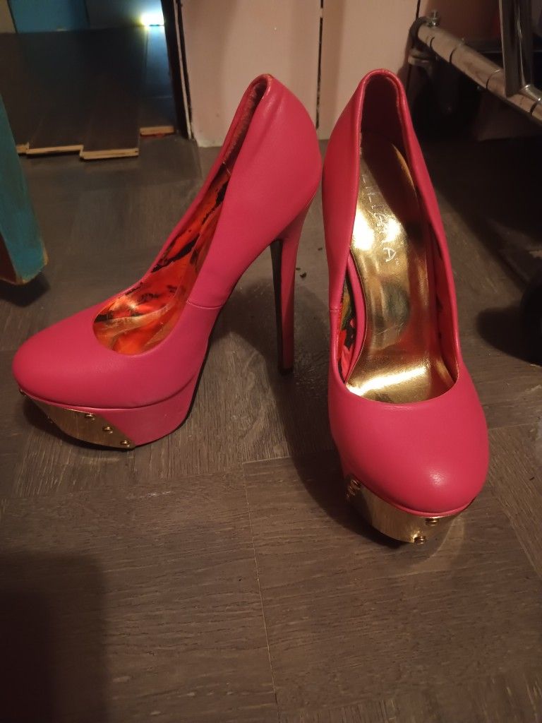 Sexy pink stalletto