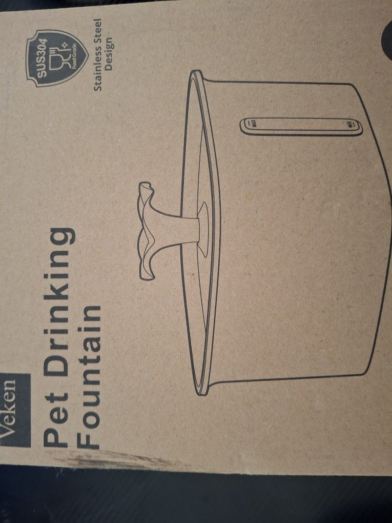 veken animal water fountain eletric self use 