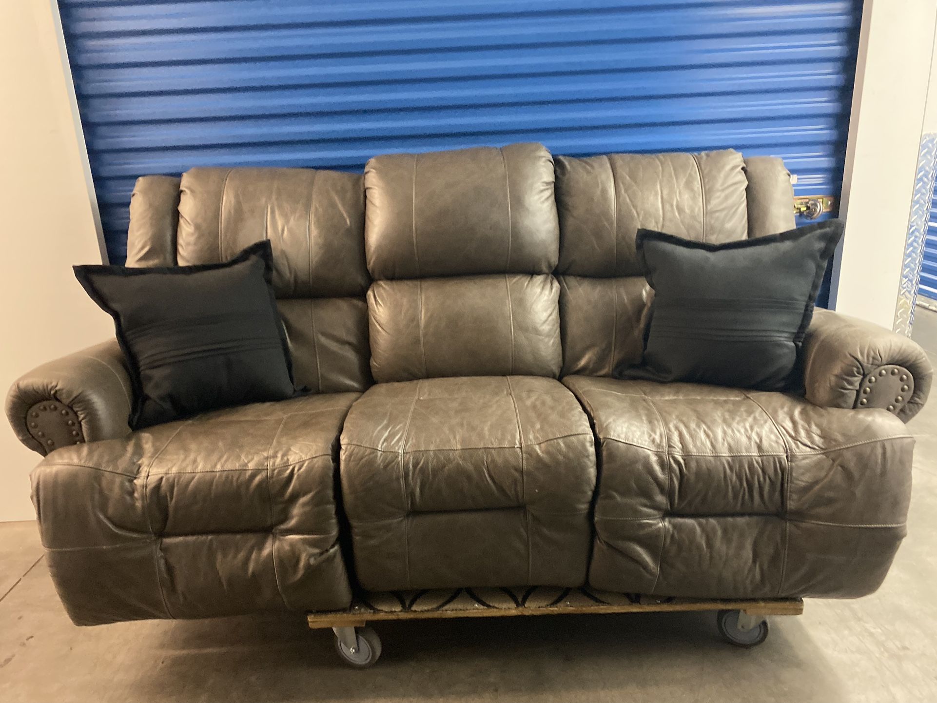 Gray Recliner Couch (Free delivery)