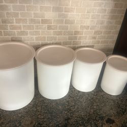 Tupperware Canisters 