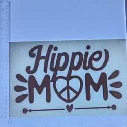 Iron On Heat Transfer  Good For T-shirts Sweaters Jackets T Shirt Design Size Is About 7x10 Hippie Mom #91
