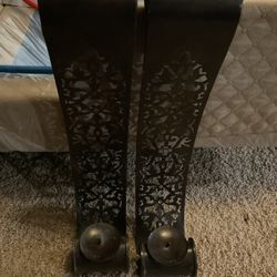 Metal Wall Candle Holders 