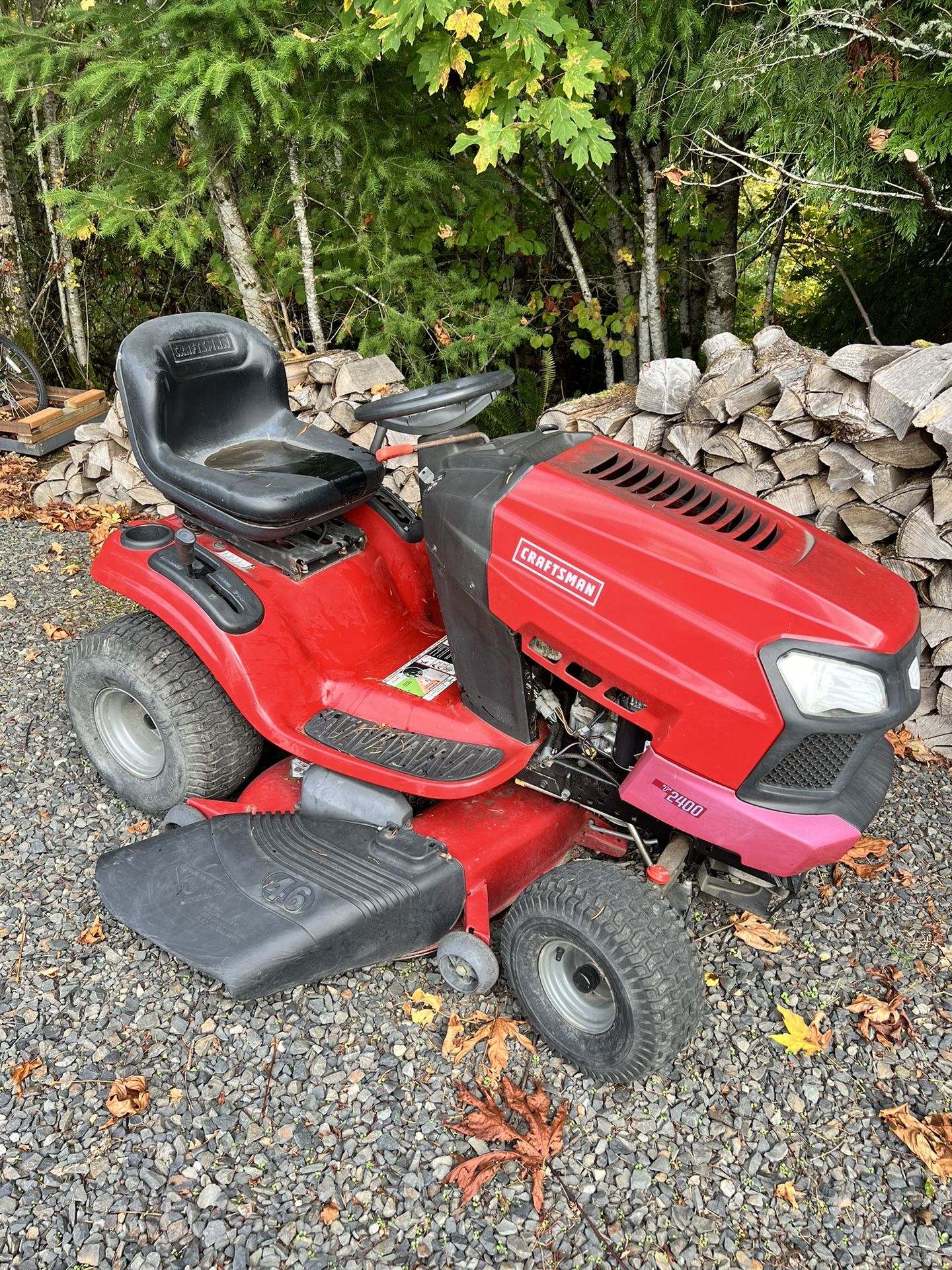 Craftsman T2400 Riding Lawn Mower for Sale in Castle Rock, WA OfferUp
