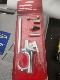 7 piece blow gun kit