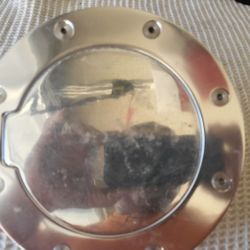 Truck gas cap flap door