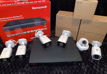 IP Camera System - CCTV - Honeywell Performance Series IP (8) Camera System 